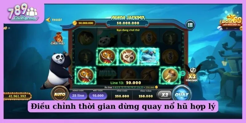 Điều chỉnh thời gian quay nổ hũ B29 hợp lý 