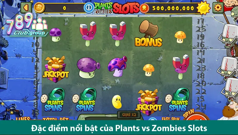 Plants vs Zombies Slots 789club - Chơi Là Mê Thưởng Cực Phê