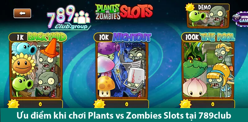 Plants vs Zombies Slots 789club - Chơi Là Mê Thưởng Cực Phê