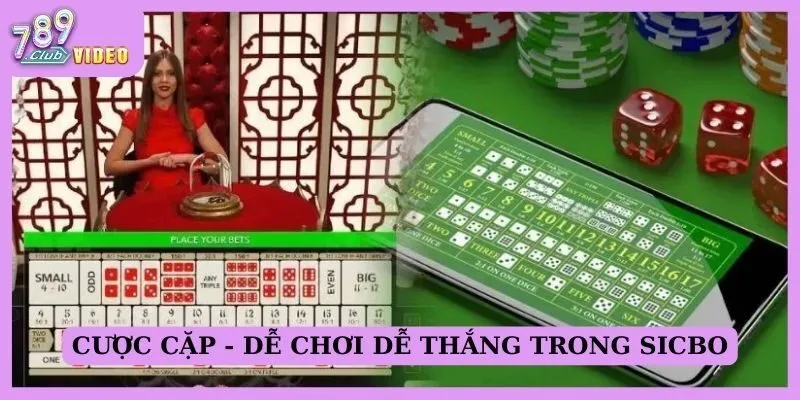 Cược cặp - Dễ chơi dễ thắng trọng Sicbo