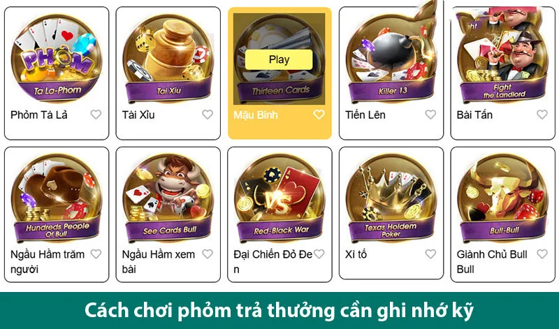 Mẹo Chơi Game Bài Phỏm Đổi Thưởng Thắng Lớn Của Cao Thủ